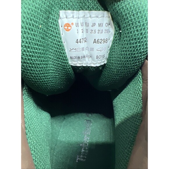 Timberland Youth Field Boots 6in Medium Brown Nubuck Size 3 - Picture 6 of 9